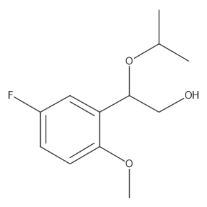 Benzeneethanol, 5-fluoro-2-methoxy-I(2)-(1-methylethoxy)-, (I(2)R)-结构式