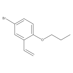 2-Propoxy-5-bromostyrene Structure