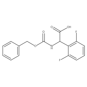 2-{[(Benzyloxy)carbonyl]amino}-2-(2,6-difluorophenyl)acetic acid结构式