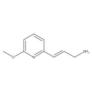 3-(6-Methoxypyridin-2-yl)prop-2-en-1-amine结构式