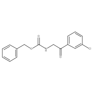 benzyl N-[2-(3-chlorophenyl)-2-oxoethyl]carbamate Structure