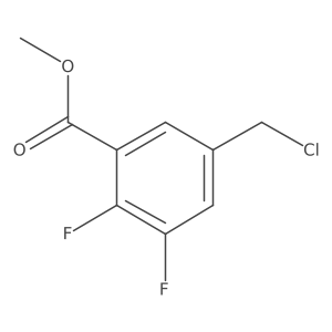 Methyl 5-(chloromethyl)-2,3-difluorobenzoate结构式