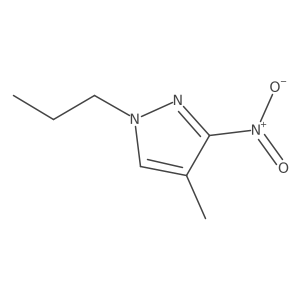 4-Methyl-3-nitro-1-propyl-1H-pyrazole结构式