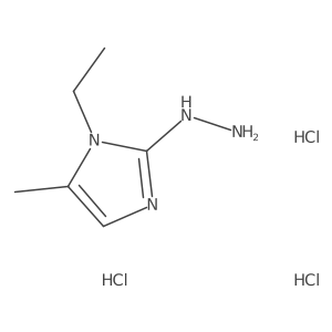 1-Ethyl-2-hydrazino-5-methyl-1h-imidazole结构式