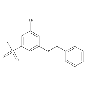 3-(Benzyloxy)-5-methanesulfonylaniline Structure