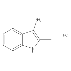 2-methyl-1H-indol-3-amine hydrochloride结构式