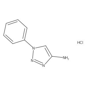 1-Phenyl-1H-1,2,3-triazol-4-amine hydrochloride Structure