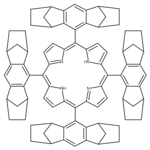 5,10,15,20-Tetrakis(1,2,3,4,5,6,7,8-octahydro-1,4:5,8-dimethanoanthracen-9-yl)porphyrin Structure