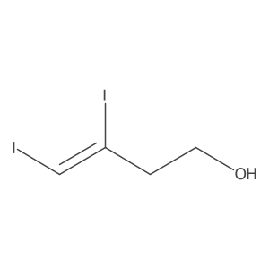 3,4-Diiodobut-3-en-1-ol结构式