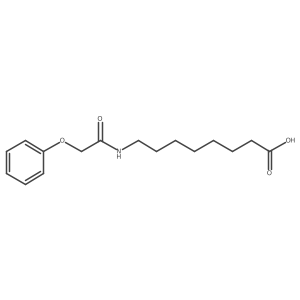8-[(2-Phenoxyacetyl)amino]octanoic acid结构式