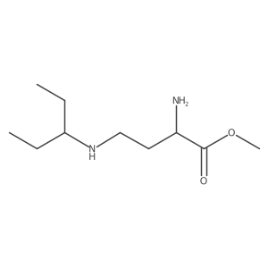 Methyl 2-amino-4-[(pentan-3-yl)amino]butanoate Structure