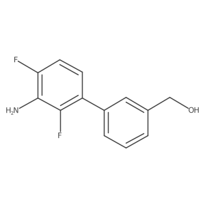 [3-(3-Amino-2,4-difluorophenyl)phenyl]methanol结构式