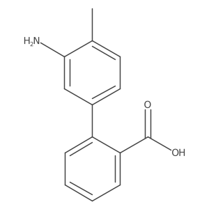 2-(3-Amino-4-methylphenyl)benzoic acid结构式