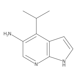 4-(propan-2-yl)-1H-pyrrolo[2,3-b]pyridin-5-amine Structure