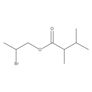 2-Bromopropyl 2,3-dimethylbutanoate Structure