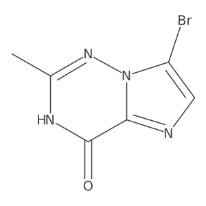7-Bromo-2-methylimidazo[2,1-f][1,2,4]triazin-4(1H)-one结构式
