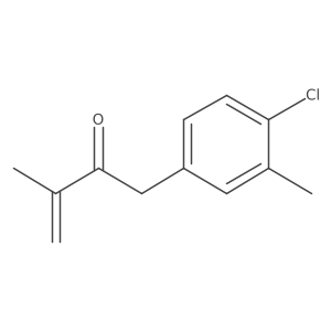 1-(4-Chloro-3-methylphenyl)-3-methylbut-3-en-2-one结构式