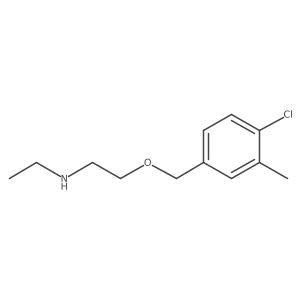 {2-[(4-Chloro-3-methylphenyl)methoxy]ethyl}(ethyl)amine结构式