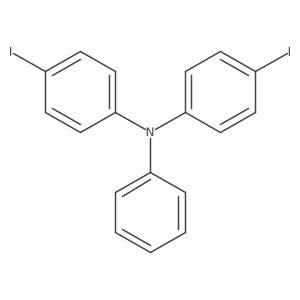 4-iodo-N-(4-iodophenyl)-N-phenylaniline结构式