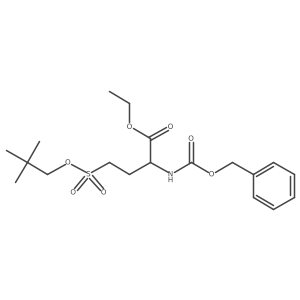 Ethyl (S)-2-(((benzyloxy)carbonyl)amino)-4-((neopentyloxy)sulfonyl)butanoate Structure