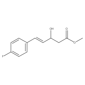 methyl (3S)-5-(4-fluorophenyl)-3-hydroxypent-4-enoate Structure
