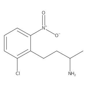 (2R)-4-(2-chloro-6-nitrophenyl)butan-2-amine Structure
