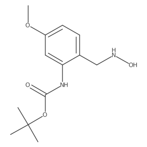 tert-butyl N-{2-[(hydroxyamino)methyl]-5-methoxyphenyl}carbamate Structure