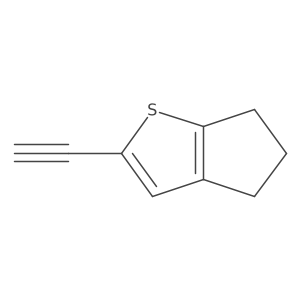 2-ethynyl-4H,5H,6H-cyclopenta[b]thiophene Structure