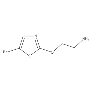 2-[(5-Bromo-1,3-thiazol-2-yl)oxy]ethan-1-amine Structure