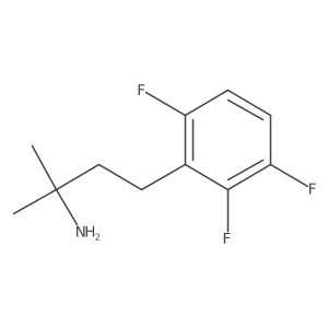 2-Methyl-4-(2,3,6-trifluorophenyl)butan-2-amine结构式