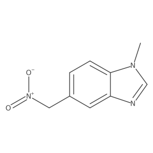 1-methyl-5-(nitromethyl)-1H-1,3-benzodiazole Structure