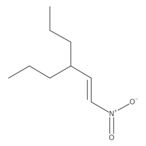 4-(2-Nitroethenyl)heptane结构式