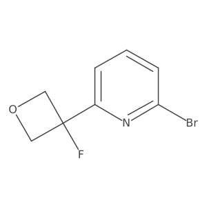 2-Bromo-6-(3-fluorooxetan-3-yl)pyridine Structure