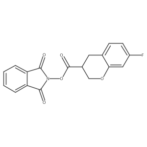 1,3-dioxo-2,3-dihydro-1H-isoindol-2-yl 7-fluoro-3,4-dihydro-2H-1-benzopyran-3-carboxylate Structure