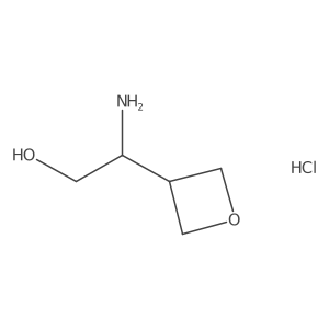 (2S)-2-Amino-2-oxetan-3-ylethan-1-ol hydrochloride Structure