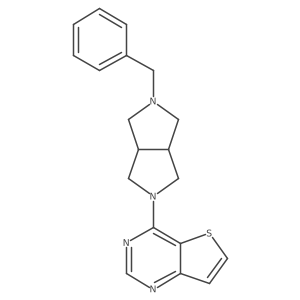 2-Benzyl-5-{thieno[3,2-d]pyrimidin-4-yl}-octahydropyrrolo[3,4-c]pyrrole Structure