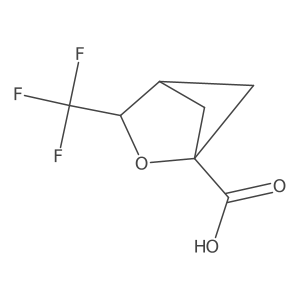 3-(Trifluoromethyl)-2-oxabicyclo[2.1.1]hexane-1-carboxylic acid Structure