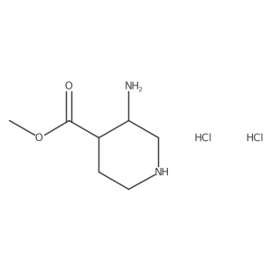 Methyl (3R,4R)-3-aminopiperidine-4-carboxylate;dihydrochloride Structure