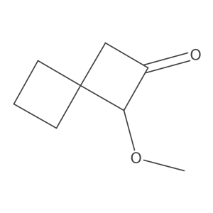3-Methoxyspiro[3.3]heptan-2-one Structure