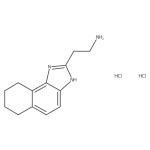 2-{1H,6H,7H,8H,9H-naphtho[1,2-d]imidazol-2-yl}ethan-1-amine dihydrochloride结构式