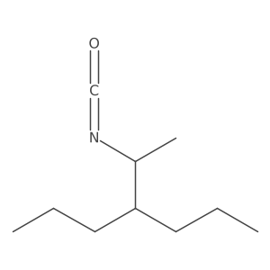 4-(1-Isocyanatoethyl)heptane Structure