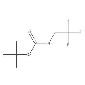 tert-butyl N-(2-chloro-2,2-difluoroethyl)carbamate Structure