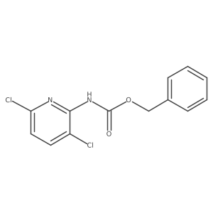 benzyl N-(3,6-dichloropyridin-2-yl)carbamate结构式