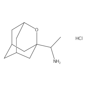 1-{2-Oxatricyclo[3.3.1.1,3,7]decan-1-yl}ethan-1-amine hydrochloride Structure