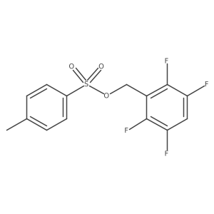 (2,3,5,6-Tetrafluorophenyl)methyl 4-methylbenzene-1-sulfonate结构式