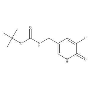 tert-butyl N-[(5-fluoro-6-hydroxypyridin-3-yl)methyl]carbamate结构式