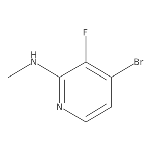 4-bromo-3-fluoro-N-methylpyridin-2-amine Structure