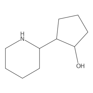 2-(Piperidin-2-yl)cyclopentan-1-ol结构式