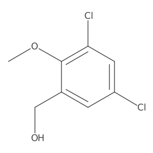 (3,5-Dichloro-2-methoxyphenyl)methanol结构式