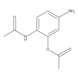 N-[2-(Acetyloxy)-4-aminophenyl]acetamide结构式